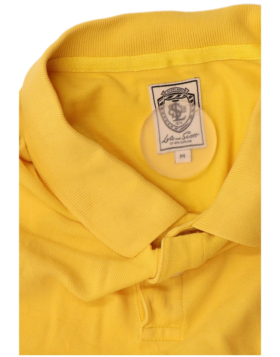 Lyle & Scott Polo Homme Jaune Moyen Coton