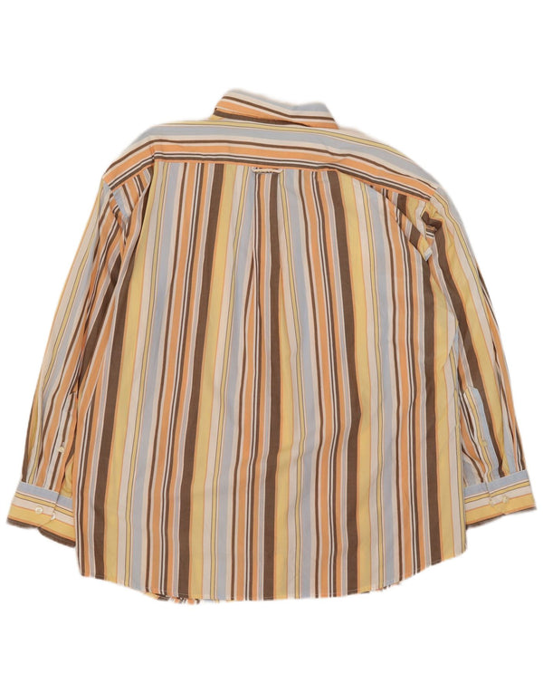 Gant Chemise habillée pour homme 2XL en coton rayé multicolore