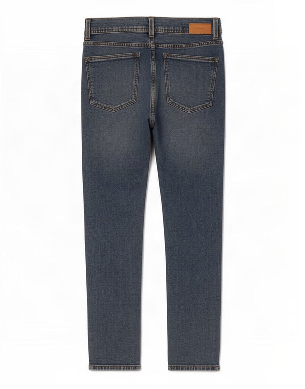 Zara Jean skinny pour homme EU 44 Large W34 L30 Bleu Coton