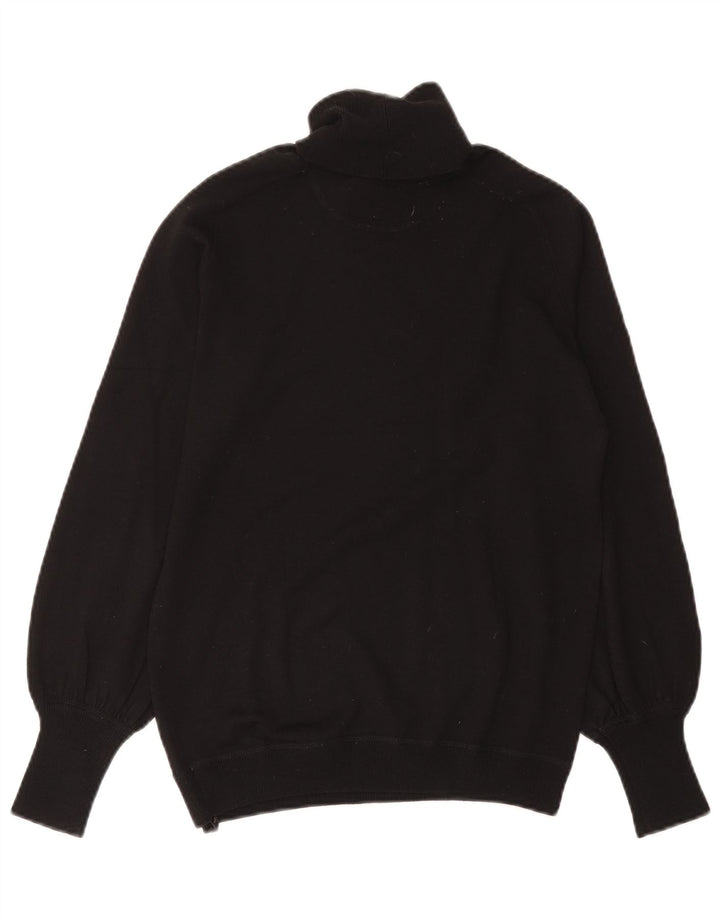 Zu Elements Pull col roulé pour femme UK 12 Noir moyen