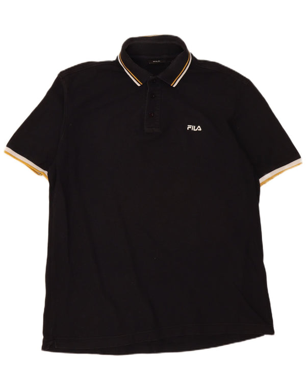 Fila Polo Homme XL Noir Coton