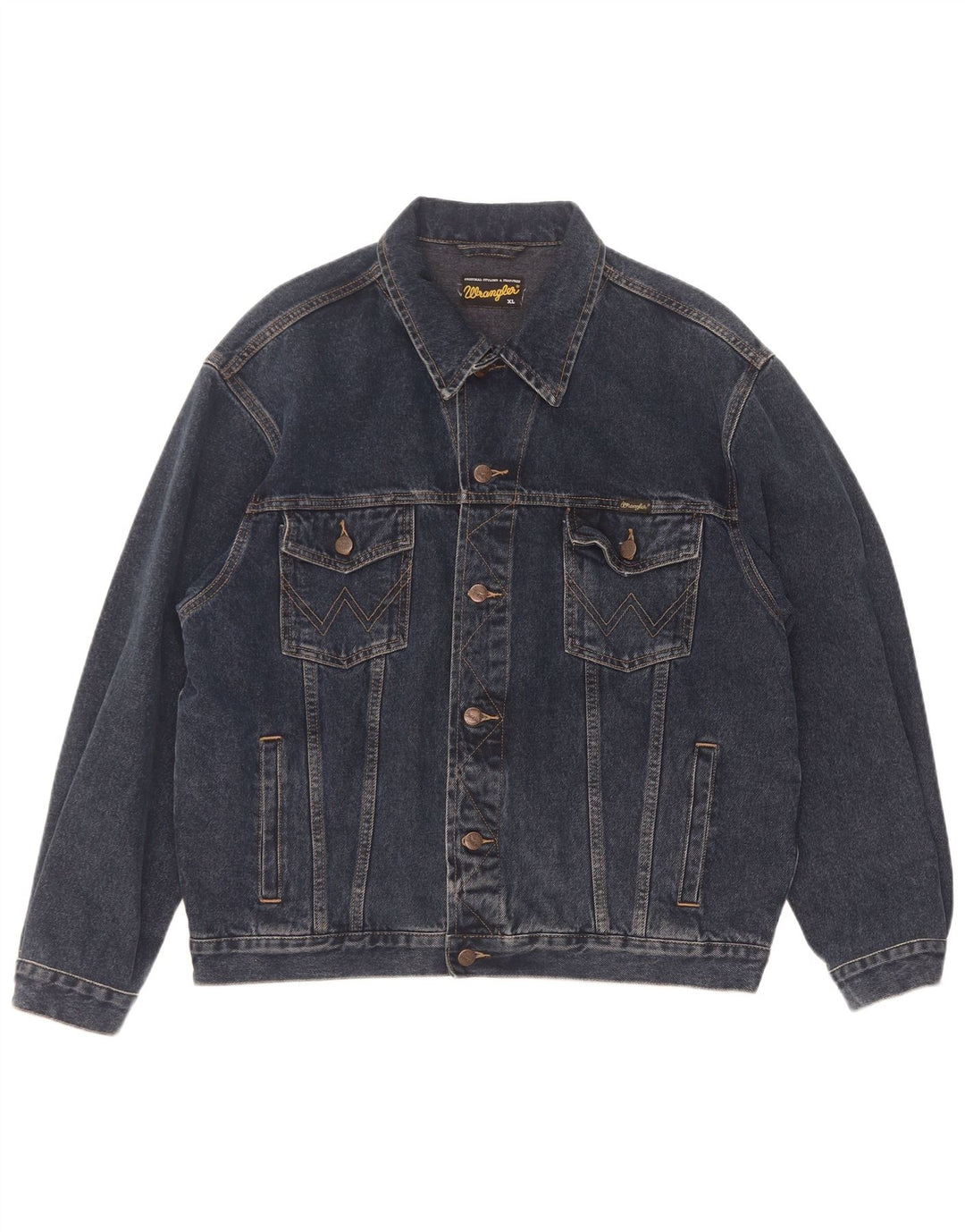 Wrangler Veste en Jean Homme UK 42 XL Bleu Coton