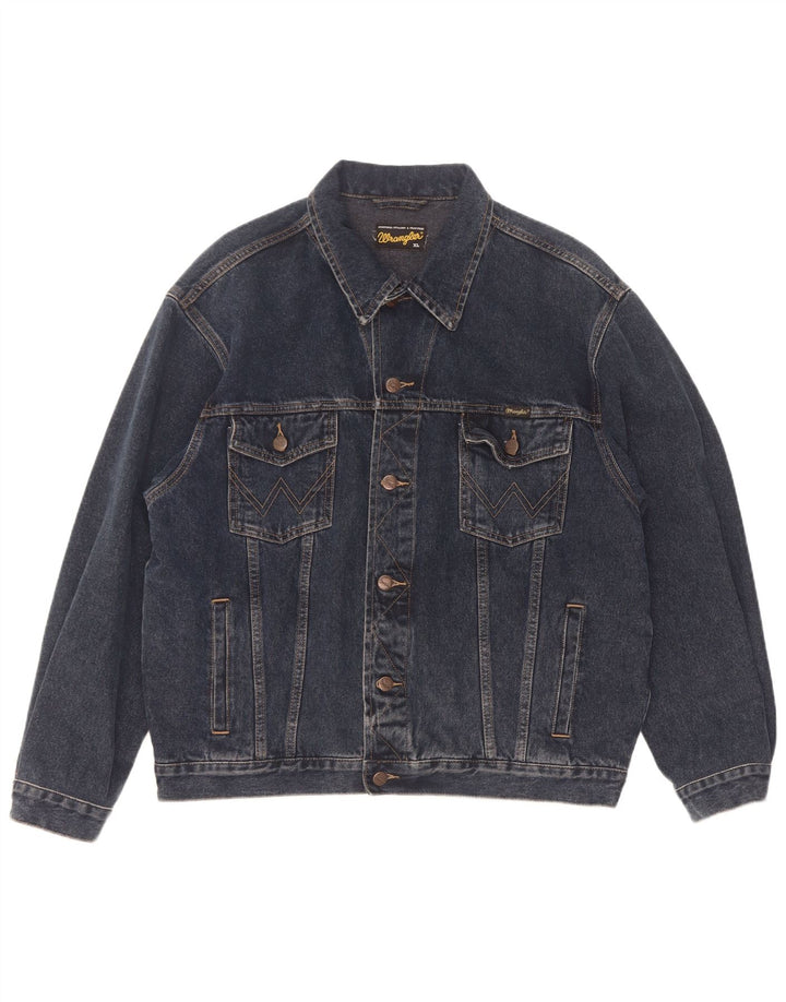 Wrangler Veste en Jean Homme UK 42 XL Bleu Coton