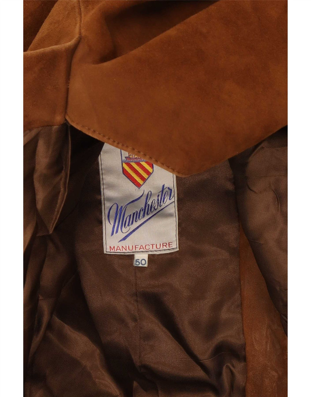 vintage Homme 3 Boutons Blazer En Daim Veste IT 50 Grand Marron