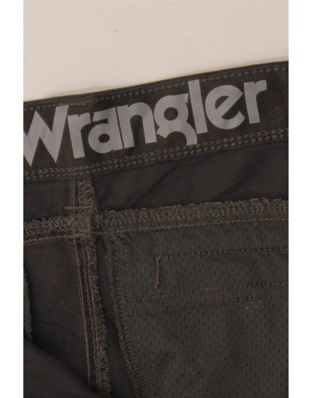 Wrangler Pantalon décontracté droit pour homme W33 L33 Gris