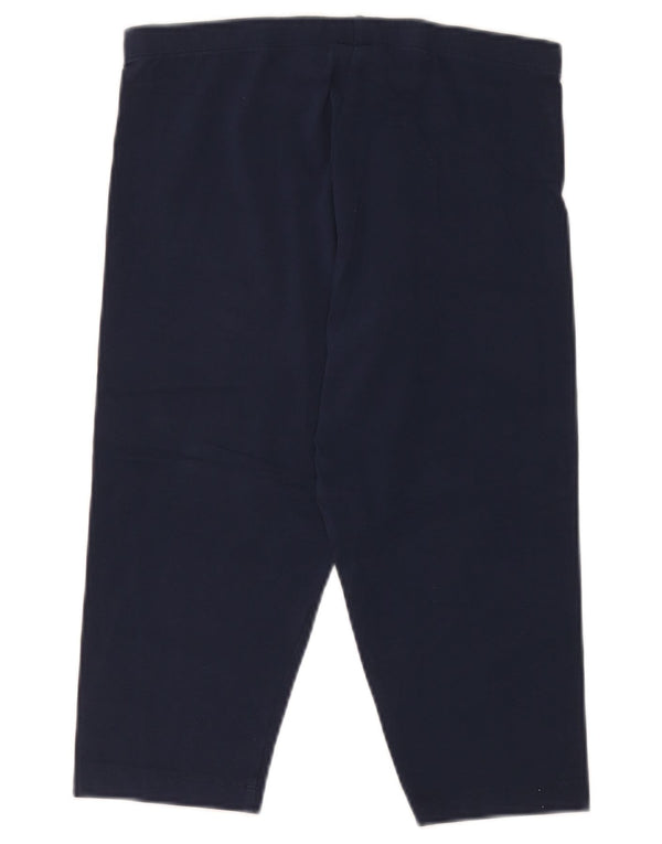Champion Leggings Capri Femme UK 18 XL Bleu Marine Coton