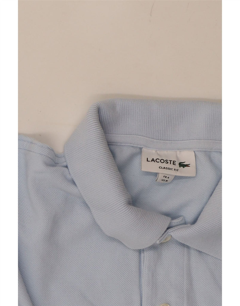 LACOSTE Mens Classic Fit Polo Shirt Size 4 Medium Blue Cotton Vintage Lacoste and Second-Hand Lacoste from Messina Hembry 