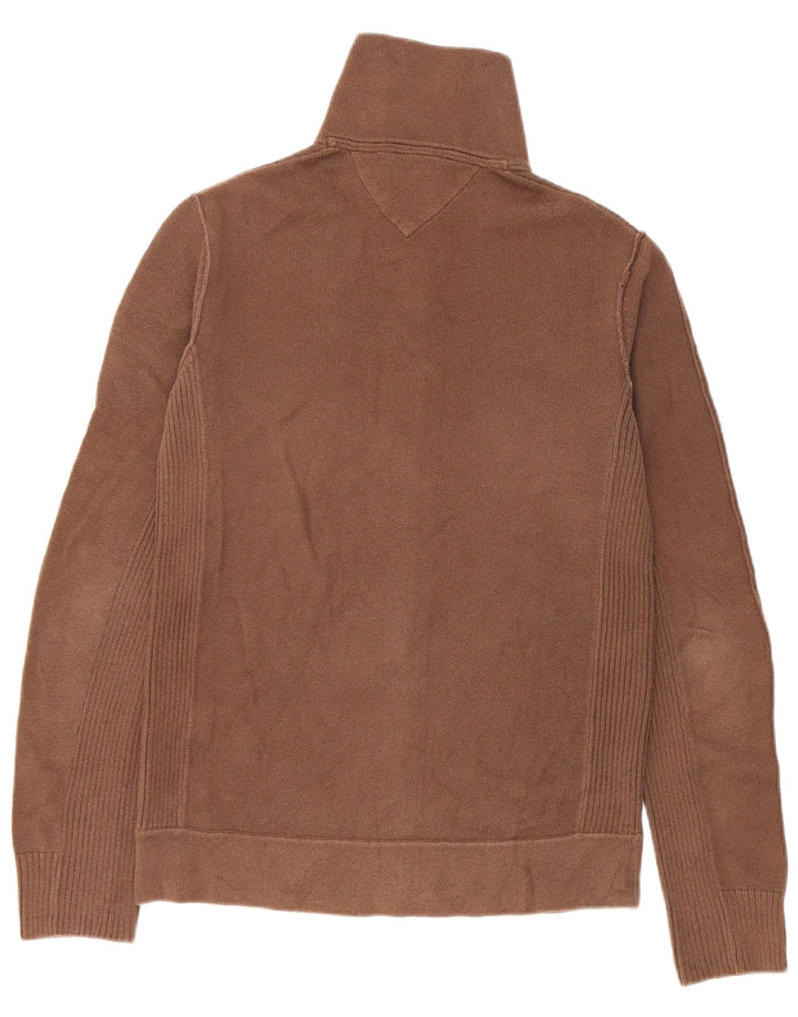 Tommy Hilfiger Pull Cardigan Homme Marron Moyen Coton