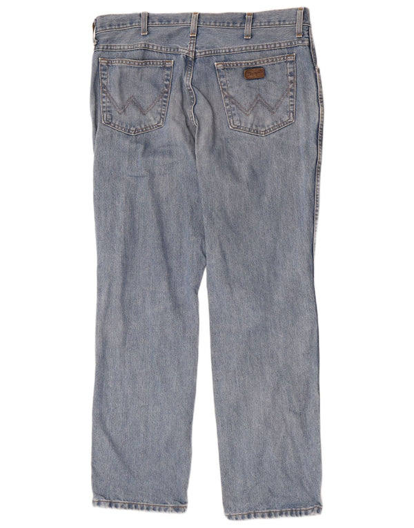 Wrangler Jean Droit Texas Homme W38 L32 Bleu Coton