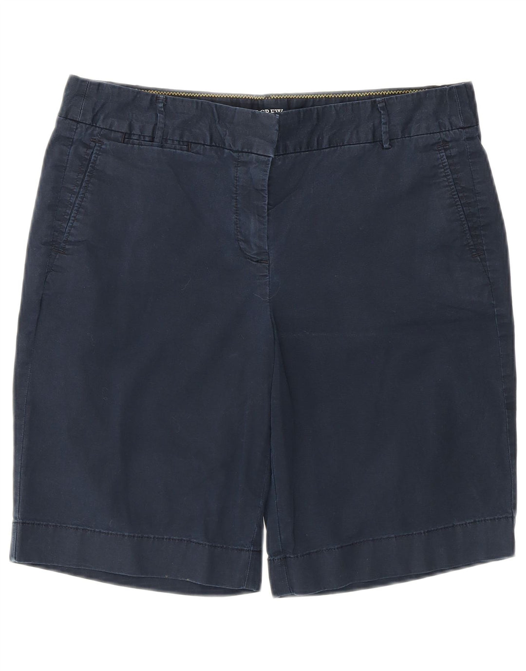 J. CREW Short Chino Femme US 6 Medium W32 Bleu Marine Coton