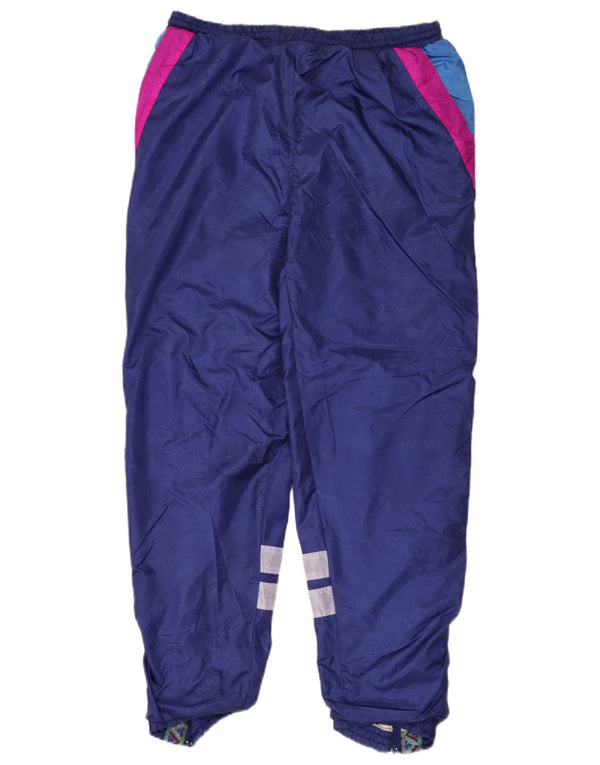 Vince Pantalon de Survêtement Joggers Petit Bleu Colorblock Polyamide Homme