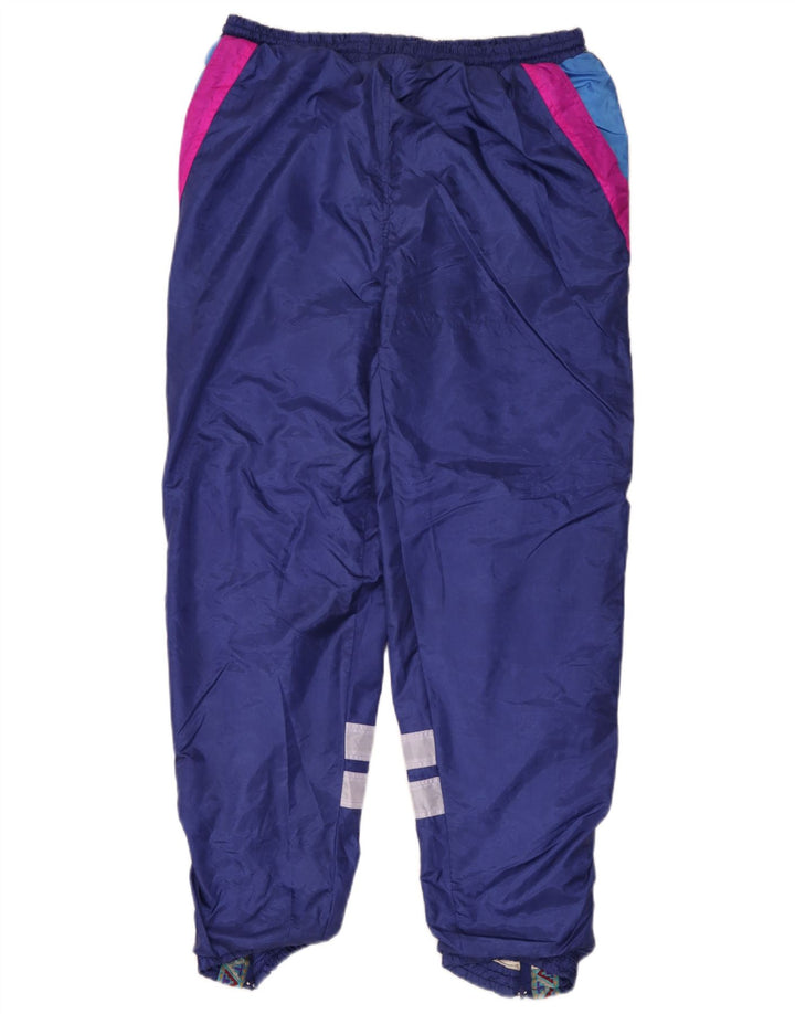 Vince Pantalon de Survêtement Joggers Petit Bleu Colorblock Polyamide Homme