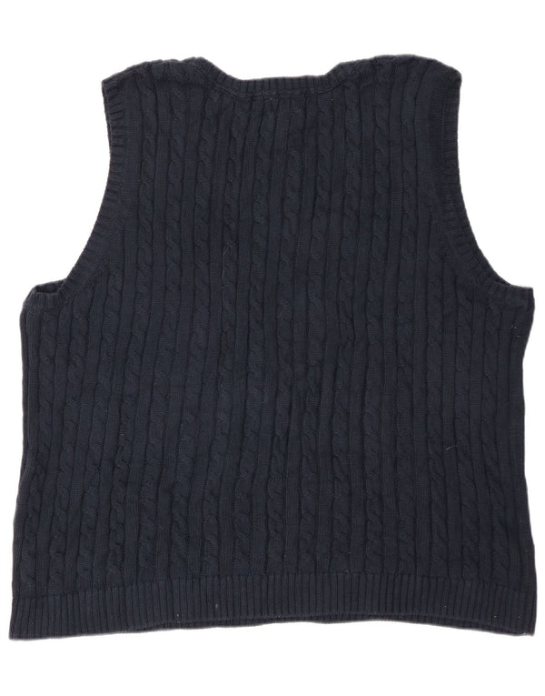 L.L.Bean Débardeur pour homme en coton bleu marine 3XL