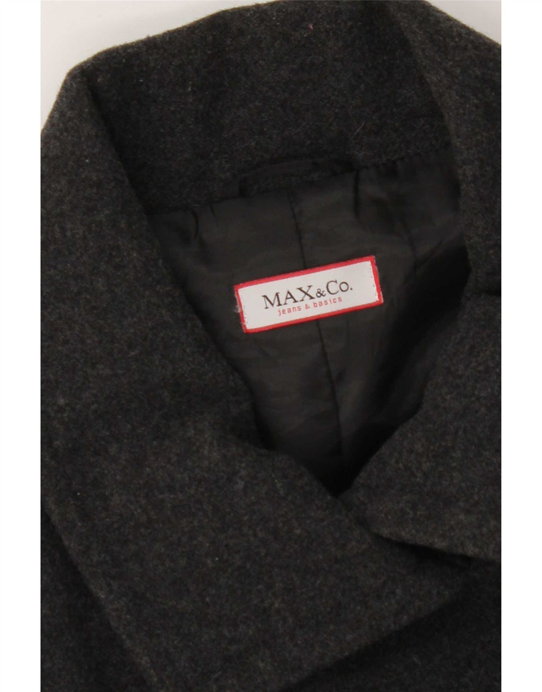 Max & Co. Veste blazer à 4 boutons pour femme UK 14 Gris moyen moucheté