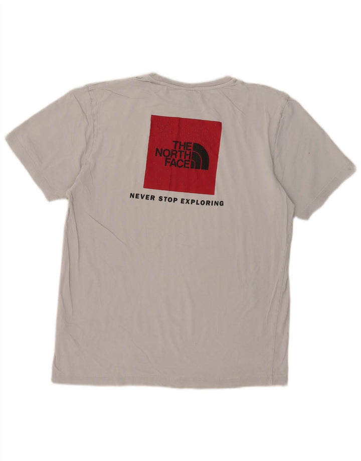 The North Face T-Shirt Graphique Homme Gris Moyen Coton