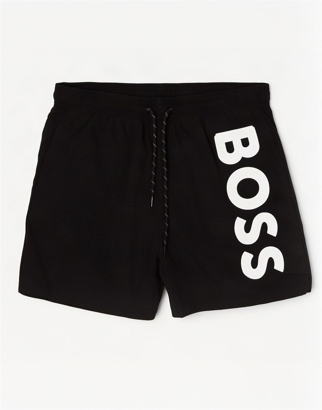 Hugo Boss Short de bain graphique pour homme Noir moyen Polyamide