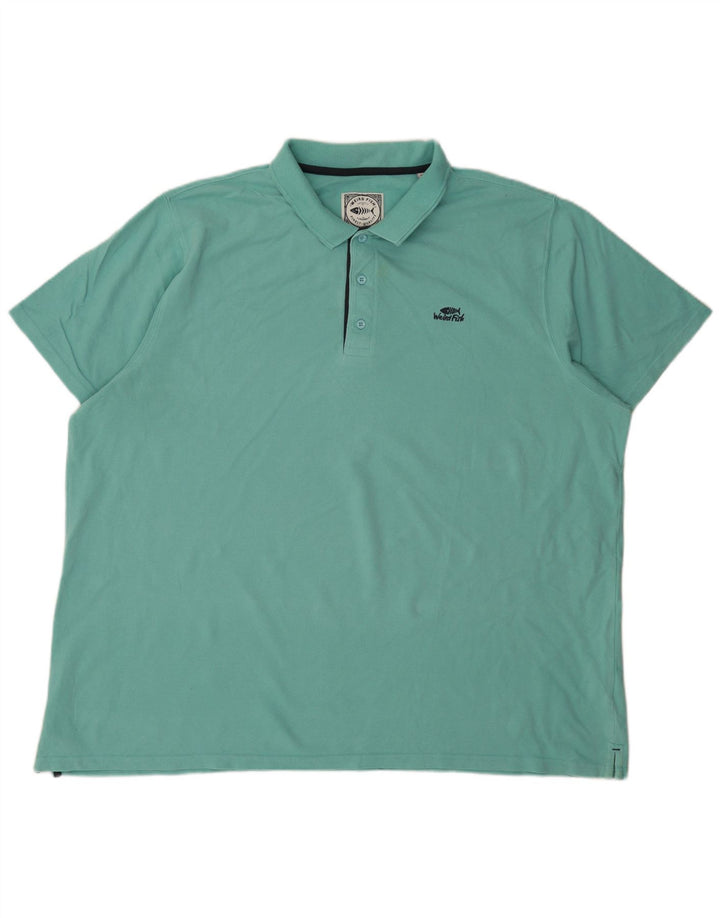 Weird Fish Polo Homme 4XL Coton Turquoise