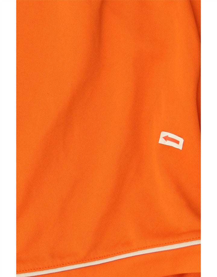 Adidas Short de sport Climalite pour homme, grand, orange, polyester