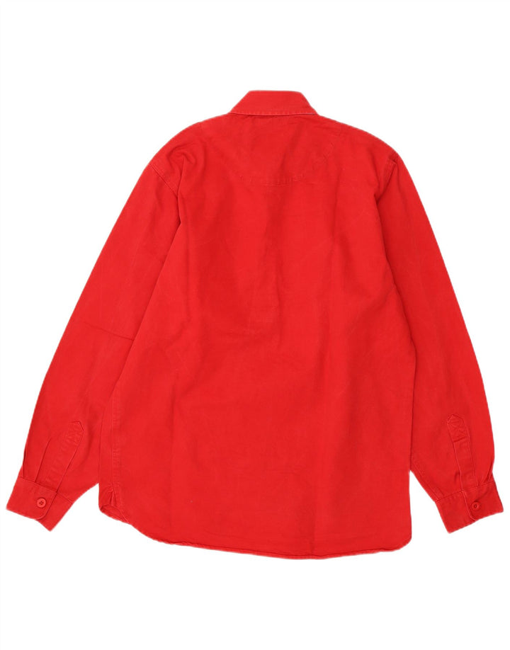 SLAM Chemise pull homme petit coton rouge