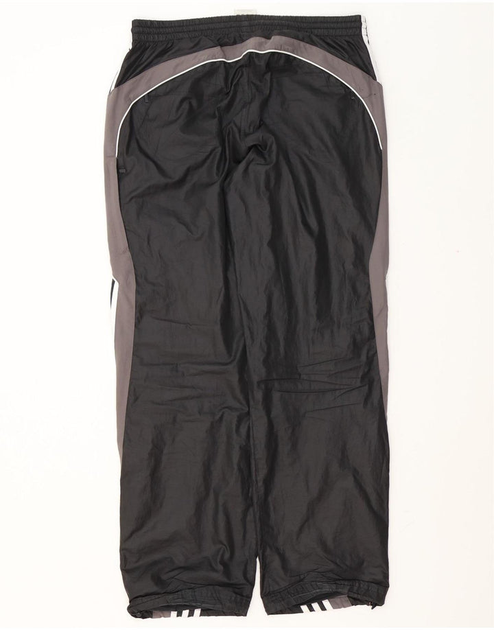 Adidas Pantalon de survêtement pour homme Noir moyen Polyester colour block