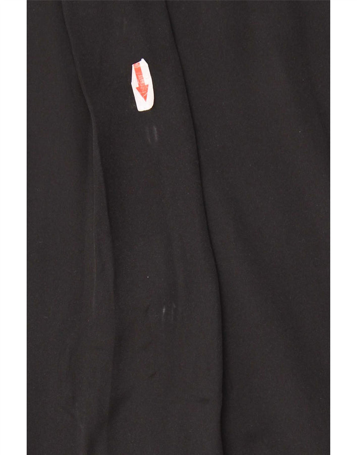 Zara Chemisier surdimensionné pour femme UK 10 Petit Noir Polyester