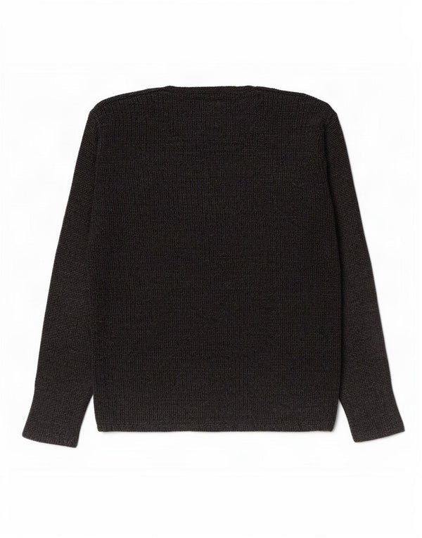Zara Homme Top Manches Longues Coton Bleu Marine Moyen