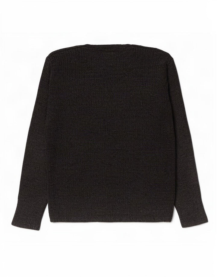 Zara Homme Top Manches Longues Coton Bleu Marine Moyen