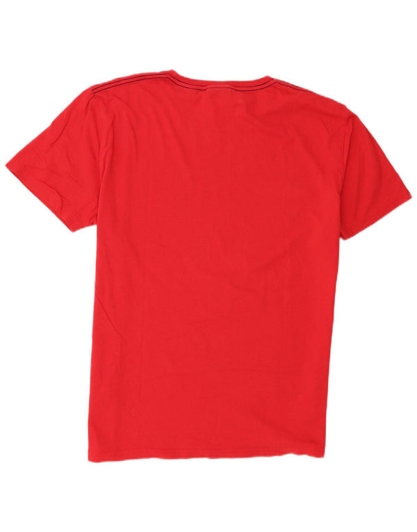 Gant T-Shirt Graphique Top XL Rouge Coton Homme