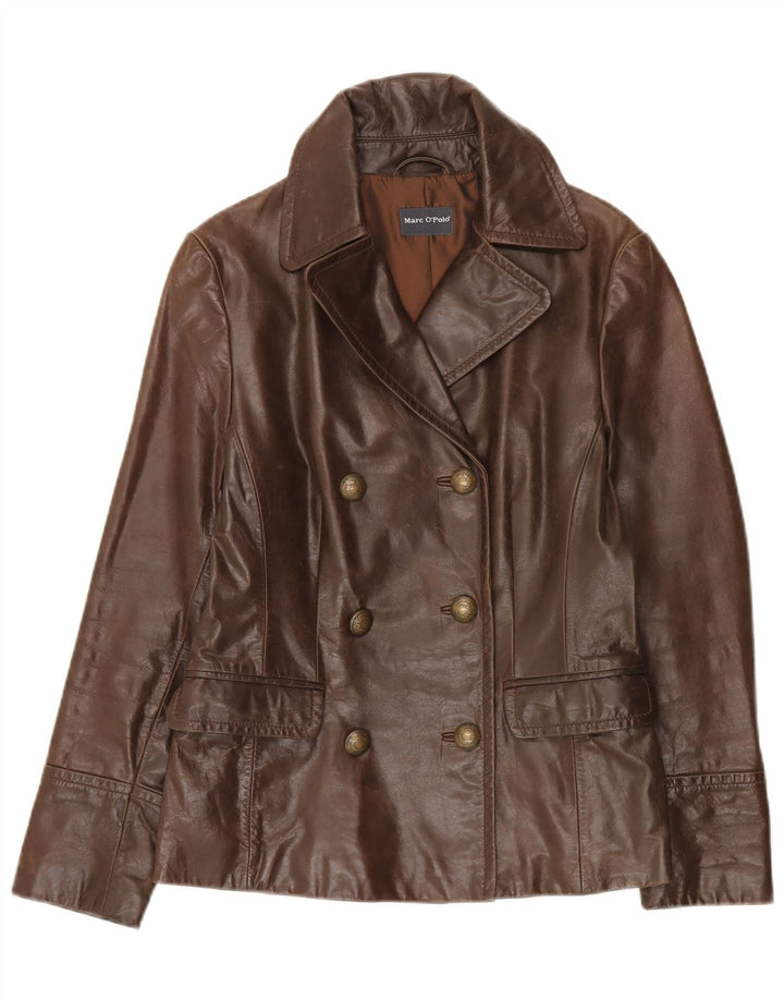 Marc O'Polo Veste croisée pour femme EU 38 Marron moyen