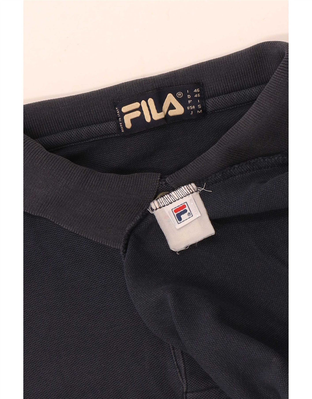 Fila Polo Homme IT 46 Petit Bleu Marine Coton