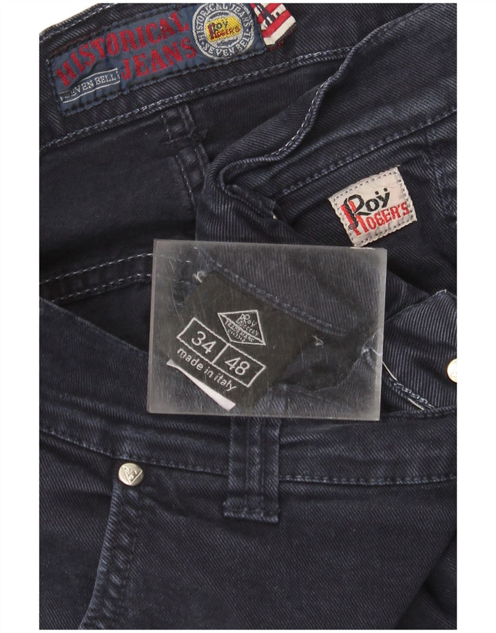 Roy Rogers Jean droit homme IT 48 Medium W34 L30 bleu marine coton