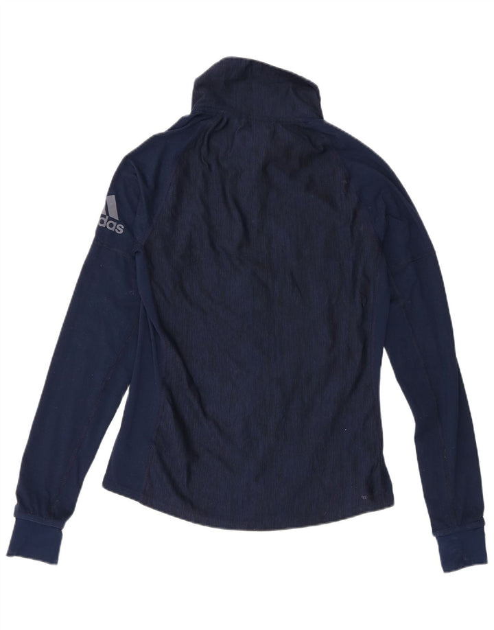 Adidas Haut de survêtement graphique pour femme UK 8/10 Petit Bleu marine