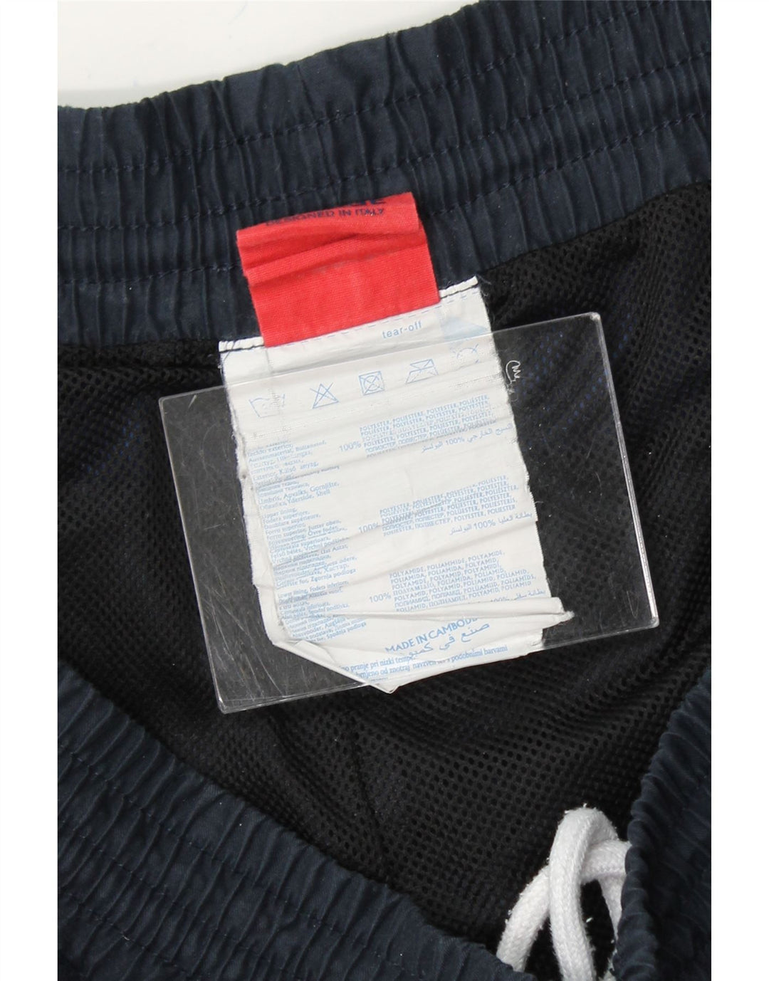CHAMPION Mens Tracksuit Trousers 2XL Navy Blue Colourblock Polyester Vintage Champion and Second-Hand Champion from Messina Hembry 