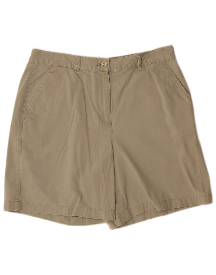 RALPH LAUREN Short Chino Femme US 10 Large W32 Coton Kaki