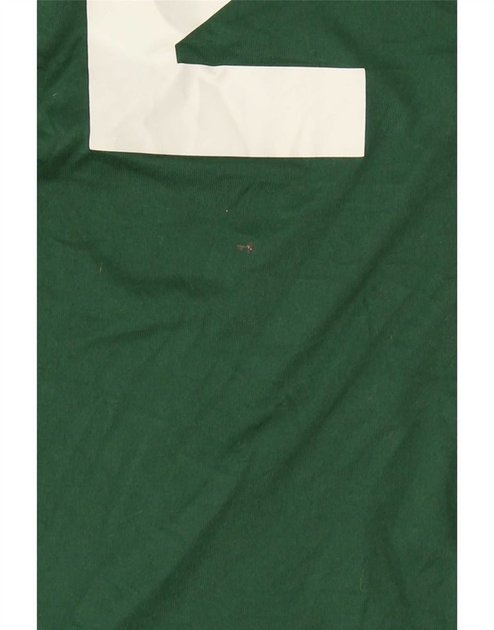 Nike Homme Dri Fit Graphic T-Shirt Haut Vert Moyen Polyester
