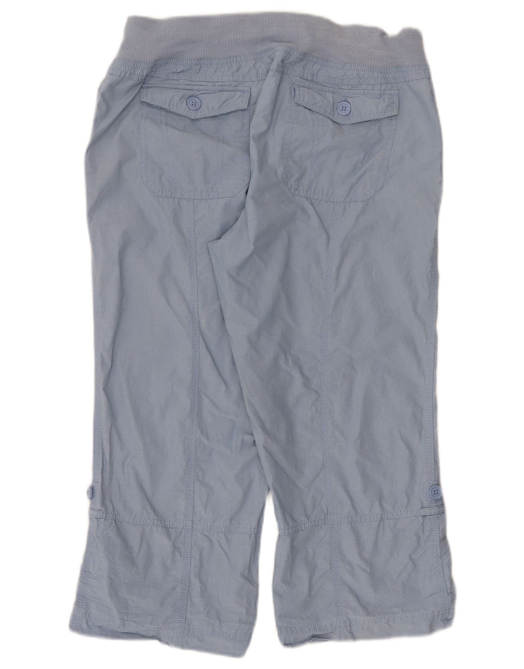Tommy Hilfiger Pantalon Capri Femme Moyen W30 L22 Bleu Coton