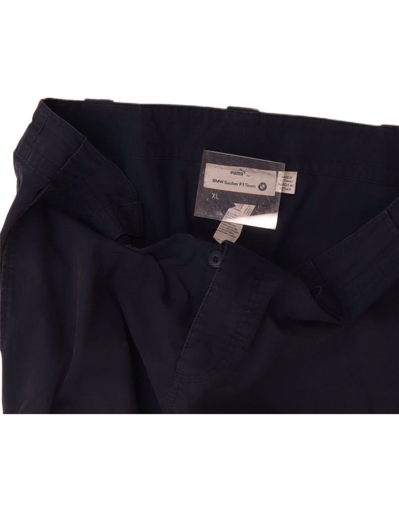 PUMA Mens BMW Cargo Shorts XL W40  Blue Cotton Vintage Puma and Second-Hand Puma from Messina Hembry 