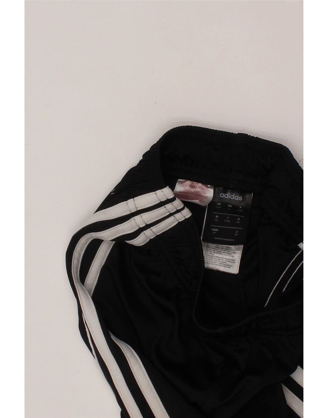 ADIDAS Short de sport garçon 9-10 ans Noir Polyester