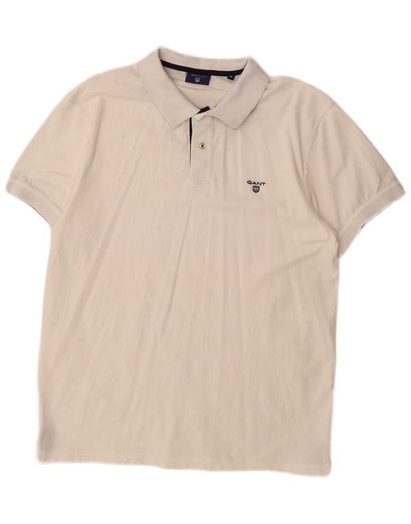 Gant Polo Homme XL Blanc