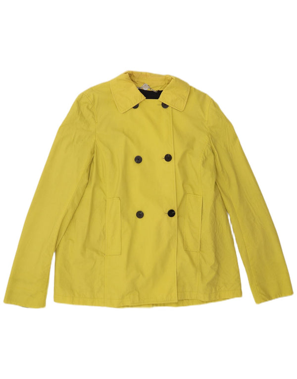 Hobbs Caban Femme UK 12 Coton Jaune Moyen