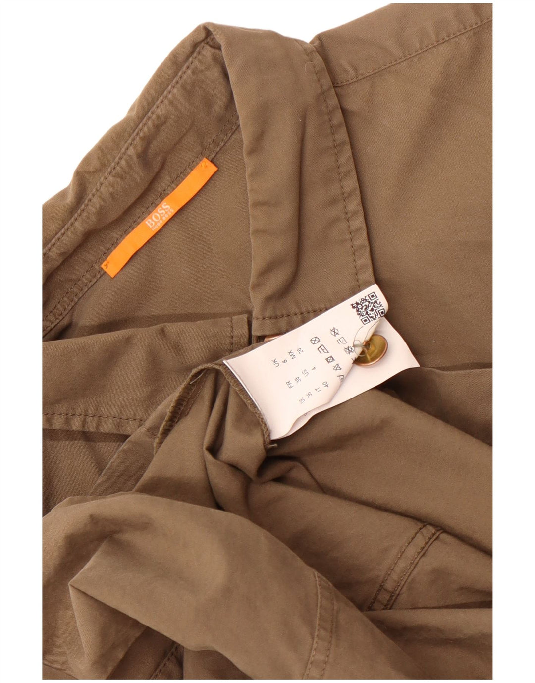 Hugo Boss Veste utilitaire pour femme UK 8 Petit coton kaki