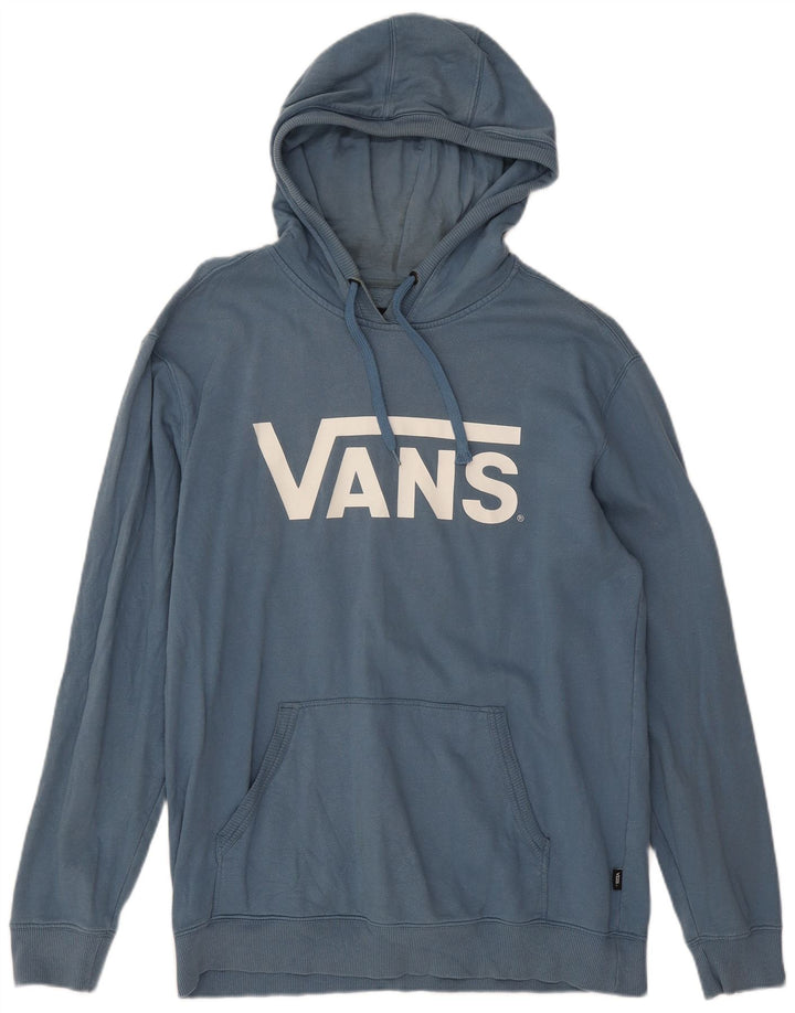 Vans Pull à capuche graphique pour hommes, grand coton bleu