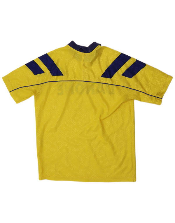 Kappa Homme Juventus 1992-1994 Maillot Extérieur Grand Jaune Géométrique Sports