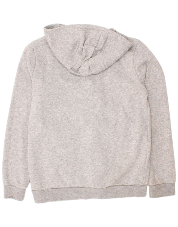 Adidas Pull à capuche zippé garçon 11-12 ans Gris Moucheté Coton