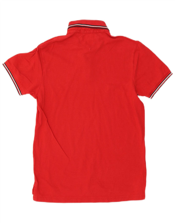 Tommy Hilfiger Polo Slim Fit Homme Rouge Moyen