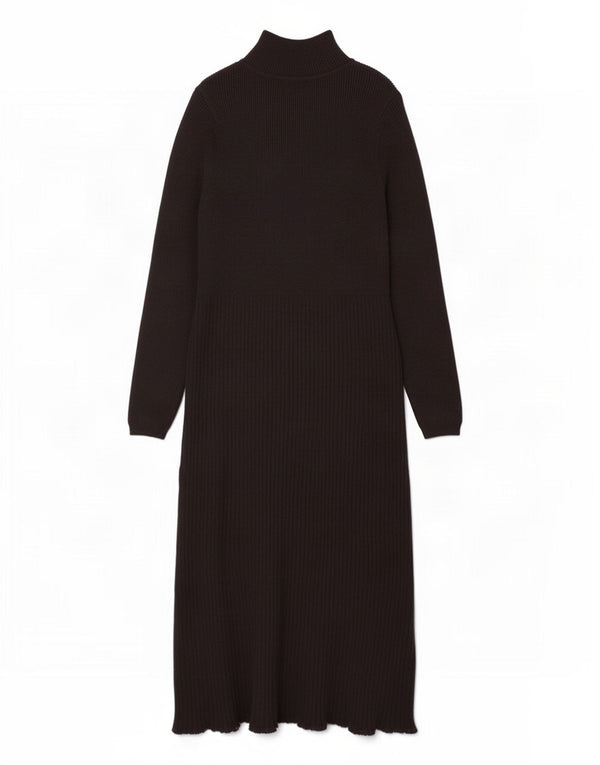 Marks & Spencer Robe pull à manches longues pour femme UK 44 Large Viscose noire