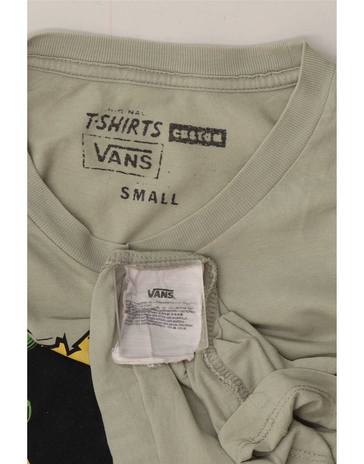 Vans T-shirt graphique pour hommes, petit, gris, coton