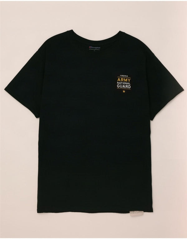 Champion T-Shirt Graphique Homme Vert Moyen Coton