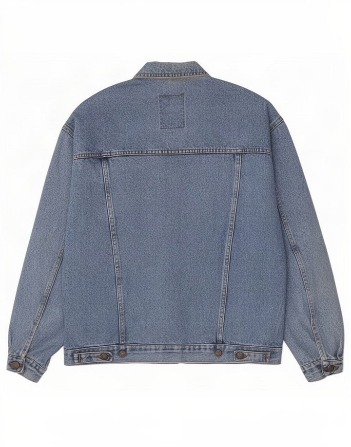 CLARK Veste en Jean Homme UK 42 XL Bleu