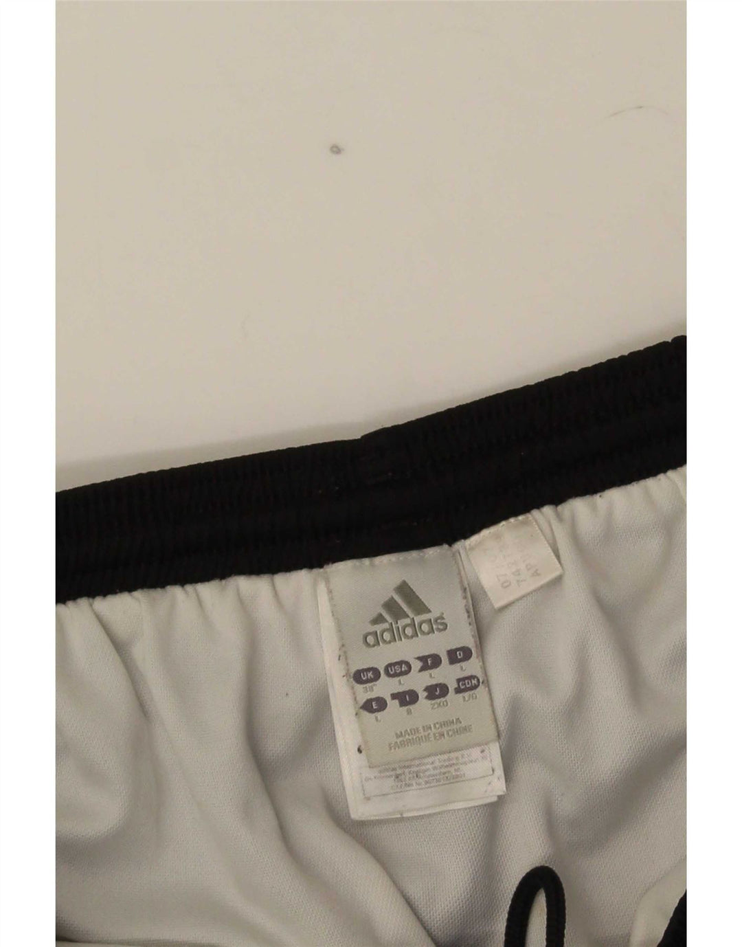Adidas Hommes Climalite Sport Shorts Grand Noir Rayé Polyester
